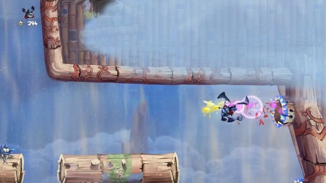 Rayman Legends Прохождение - Коварные ветры ஐ смотреть онлайн