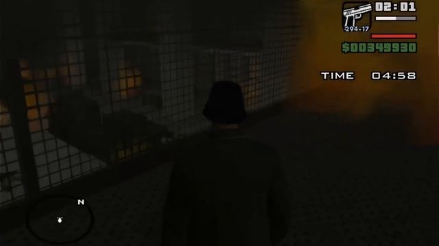 GTA San Andreas - End of the Line (Riots mission #3) - mission help - with the CJ clone glitch смотреть онлайн