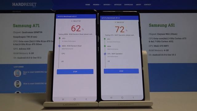 Benchmark Antutu SAMSUNG Galaxy A51 vs Galaxy A71 – Checkup Performance смотреть онлайн