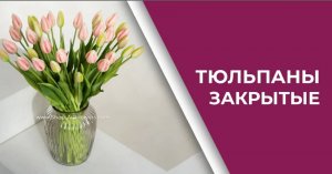 Силиконовые тюльпаны закрытые _ Как собрать букет по спирали _ ОБЗОР