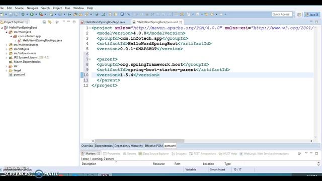 2.Spring Boot Hello World Example in Eclipse смотреть онлайн