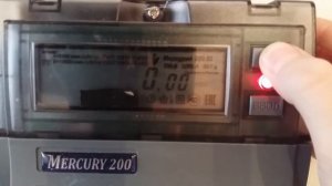 Как снимать показание с счетчика меркрий 200. 02. И его другие функции.