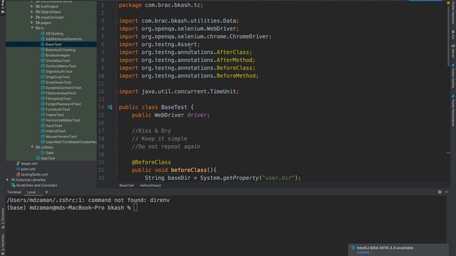 Java Selenium TestNG Maven End to End Test Suite смотреть онлайн