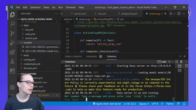 Rasa 3.0: Create a new assistant in Rasa 3.0 (Livecoding) смотреть онлайн
