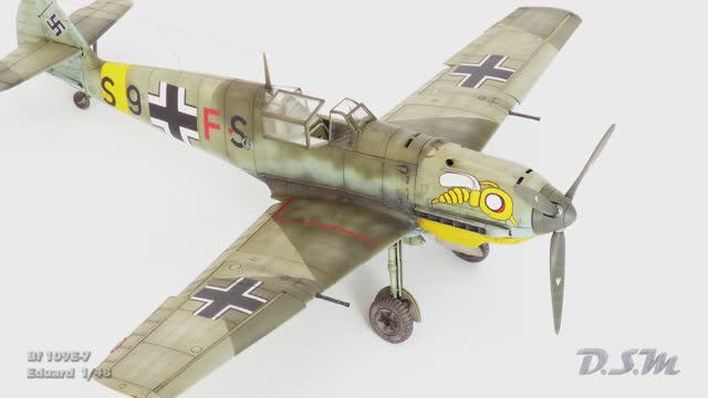Bf-109 E-7 Eduard 1/48 смотреть онлайн