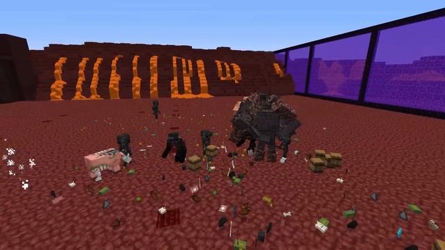 NETHER vs MINECRAFT in Minecraft Mob Battle смотреть онлайн