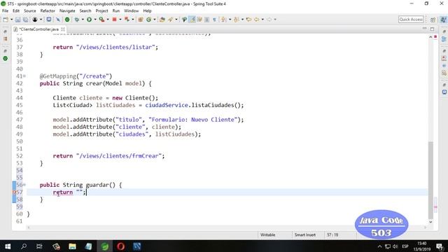 CRUD en Java Spring Boot + Thymeleaf y MySQL (Implementando Botón Guardar) Parte 10 смотреть онлайн