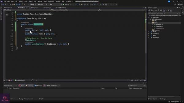 Part 1️⃣ | Employee Management System with .NET 8 Blazor Wasm & API: building database models🚀