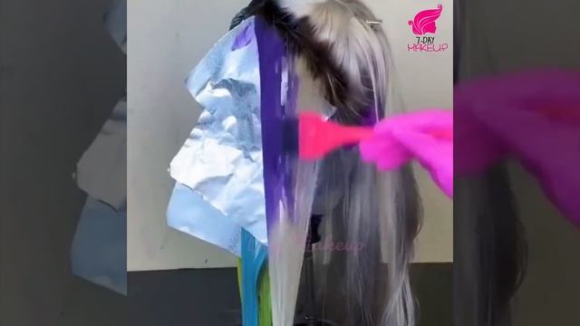 TOP 15 AMAZING TRENDING COLORFUL HAIRSTYLES ? Haircut and Color Transformation ideas for girls смотреть онлайн