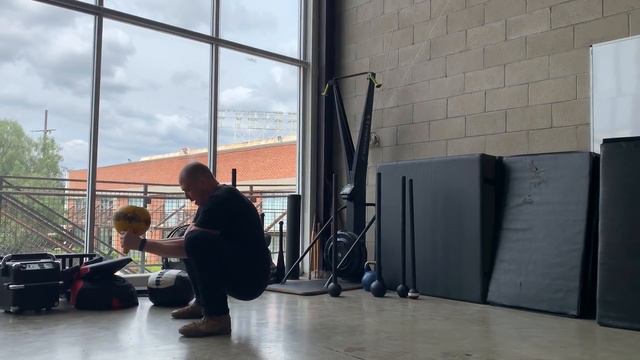 039 - The Greatest Squat - The No Roll Flat Back Kettlebell Deck Squat - Ab Destroyer