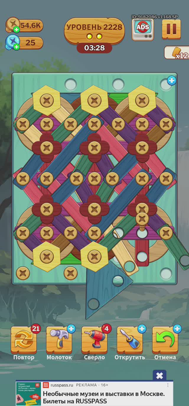 2228 Level_screw Puzzle (falcon)_Screen_Recording_20240906_032329_Screw Puzzle