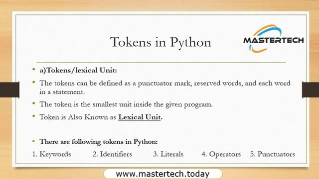Tokens in Python || Lecture 2 || Tutorial For Beginner's || By Santosh Chauhan Sir смотреть онлайн
