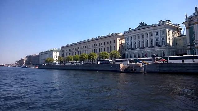 Санкт-Петербург - вид с Невы смотреть онлайн