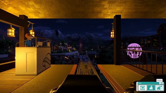 Planet Coaster НОЧНОЙ ПАРК.Фейерверки,покатушки ☀42 смотреть онлайн