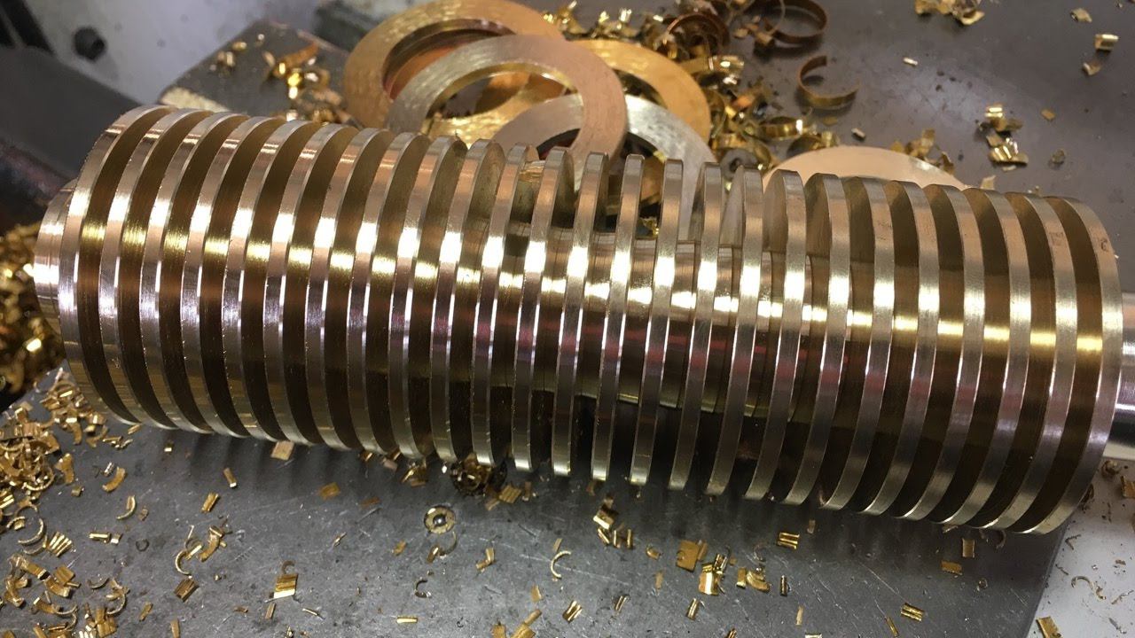 Изготовление бронзовых шайб. Способ 2