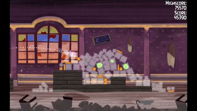 Angry birds seasons haunted hogs level 2 12 three stars смотреть онлайн