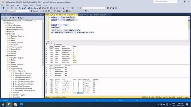 #10 SQL Joins in Telugu| SQL Full Course in Telugu | Joins in SQL Telugu | SQL JOINS TELUGU смотреть онлайн