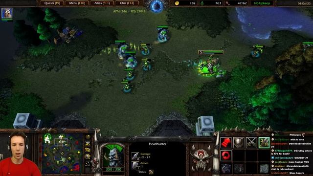 Special SaveOrcas opener with 2 fast grunts - TC only Hero - WC3 - Grubby смотреть онлайн