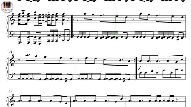 Techno Syndrome, Mortal Kombat, Piano Sheet Music смотреть онлайн
