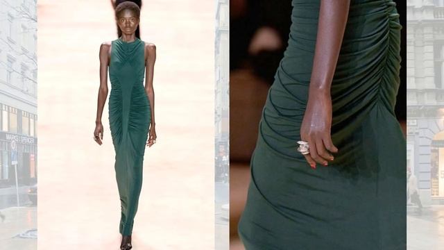 Saint Laurent мода в Париже Стильная одежда Осень 2022 Зима 2023 смотреть онлайн