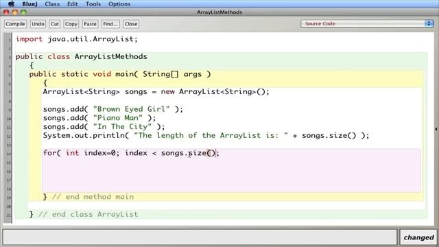 APCS ArrayList Methods смотреть онлайн