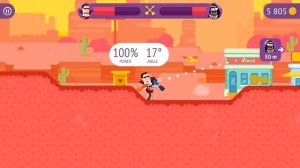 Bowmasters #13 Игра про ДУЭЛЬ ГЕРОЕВ Игровое видео Боумастер   #Мобильные игры