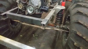 сборка рамного вездехода на шинах низкого давления часть первая!!!!