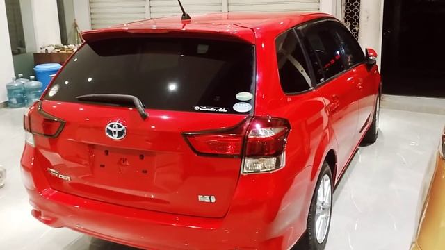 Toyota Fielder Red color 2017 Model,, Book Now:- 01634-231671 смотреть онлайн