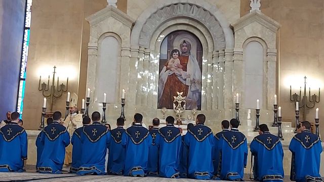 Մուշեղ սրբազան։ Սարկավագների ձեռնադրություն սուրբ Գրիգոր Լուսավորիչ եկեղեցում։ смотреть онлайн