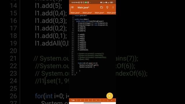Java Tutorial: ArrayList set method смотреть онлайн