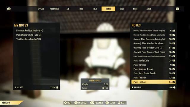 Fallout 76 glitch sale plans смотреть онлайн