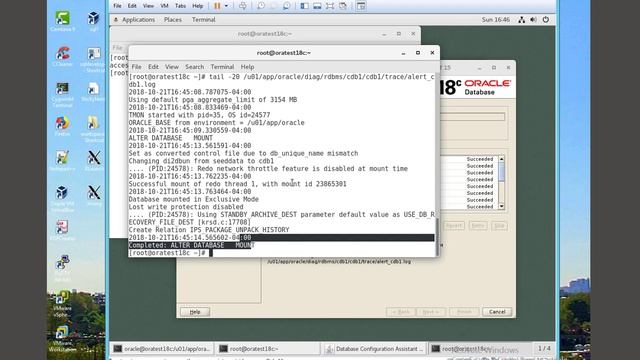 How to Install and Configure Oracle 18c Database on Linux 7.5 смотреть онлайн