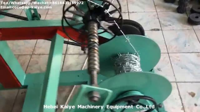 Станок для производства колючей проволоки(двух провоками)(CS-C) смотреть онлайн