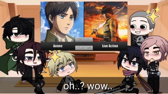 AOT REACT TO AOT LIVE ACTION//AOT смотреть онлайн