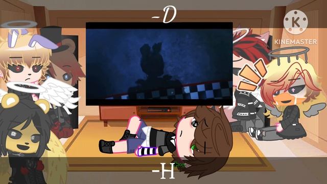 |FNaF 1 react to Afton Family song|????|FNaF|By: Takeshi Gacha| смотреть онлайн