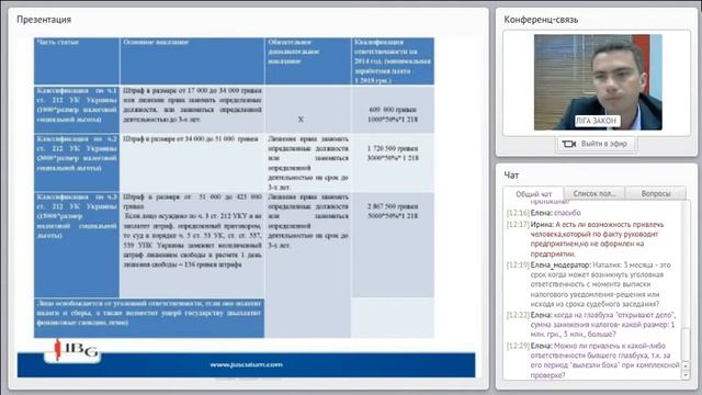 Вебинар ЛІГА:ЗАКОН - «Правовая безопасность бухгалтера» смотреть онлайн