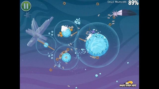 Angry Birds Space Fry Me to the Moon Bonus Level F-3 Space Eagle Walkthrough смотреть онлайн