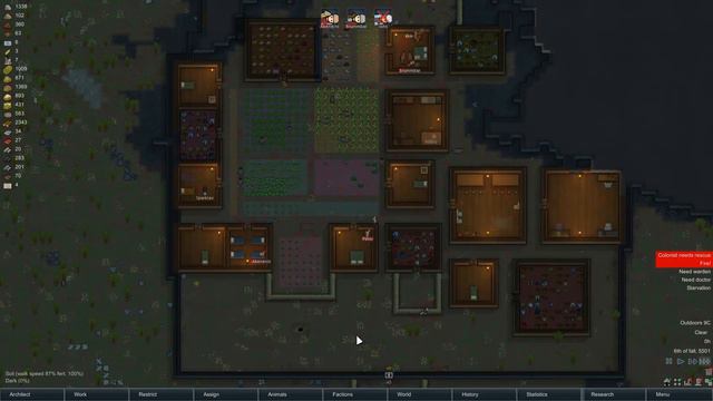 TheFish Plays - RimWorld (Alpha 14) - Part 17 (Too Slow, Inevitable End) смотреть онлайн
