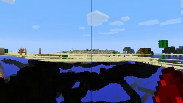 Как смотреть сквозь землю в Minecraft.
