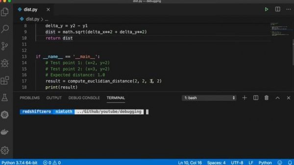 Debugging Python programs using pdb (the Python debugger)
