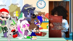 реакция фнаф 9 на ти /3 часть/ конец/