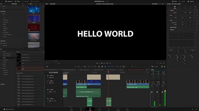 Допятиминутка. Зачем рисовать контур. Печатный текст в DaVinci Resolve. Дисней смотреть онлайн