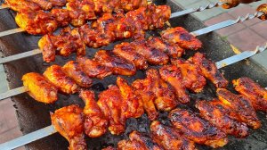 Шашлык из куриных крыльев