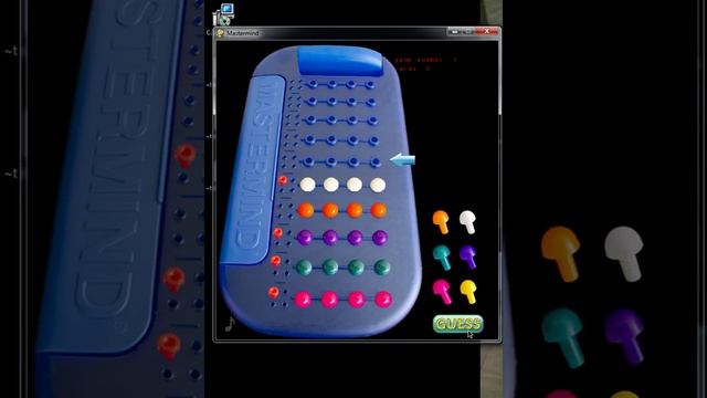 Mastermind Board Game with graphics, prorammed in Python version смотреть онлайн