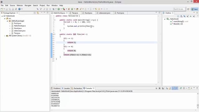 Java für Anfänger 16 - Rekursion und Overflow [DEUTSCH/GERMAN] смотреть онлайн