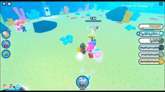 Roblox Pet simulator X Axolot Ocean | best way to complete quest #3 of hacker portal. смотреть онлайн