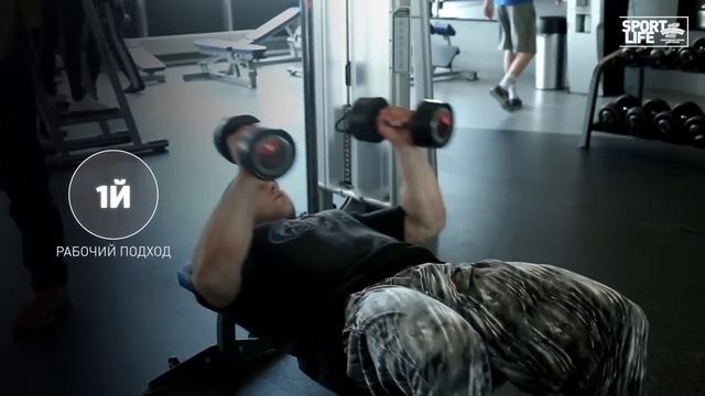 Тренировка мышц груди. Сергей Кулаев (eng subtitles). смотреть онлайн
