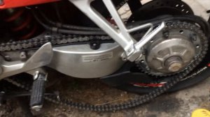 Honda VFR800 замена цепи без специальных приспособлений. Сhain replacement VFR800.