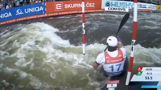 David Llorente Spain Semi-final / 2023 ICF Canoe-Kayak Slalom World Cup Prague Czech Republic