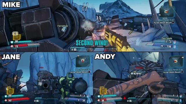 Borderlands 2 Split Screen Xbox One Gameplay 1080 HD - The Handsome Collection смотреть онлайн